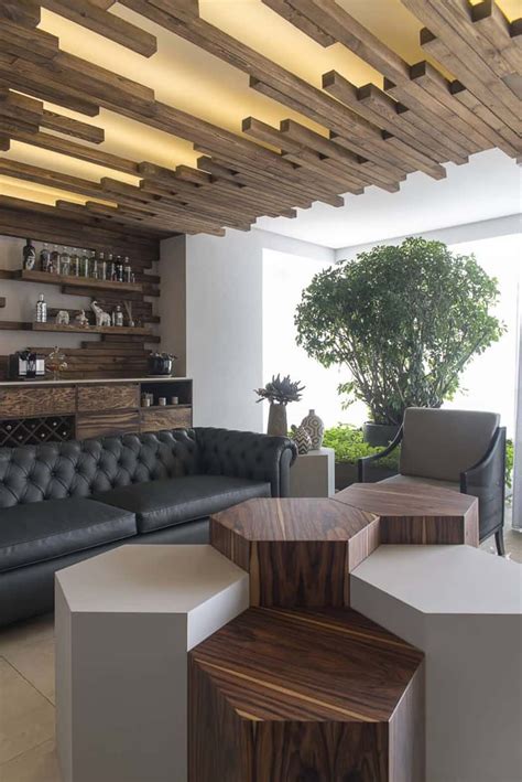 This entry is part of 9 in the series best ceiling design ideas. Warmth and Texture: Reclaimed Wood Wall in a Modern Mexico ...
