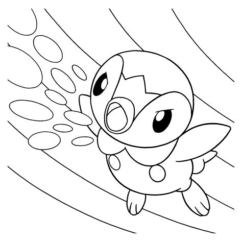 Pokemon Diamond Pearl Coloring Pages