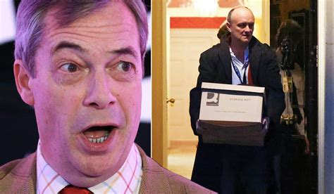 A Brexit Sell Out Is Close Nigel Farage Worried As Dominic Cummings Leaves Downing Street