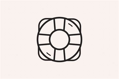 Floater Outline Icon With Reflexes Graphic By Sargatal · Creative Fabrica