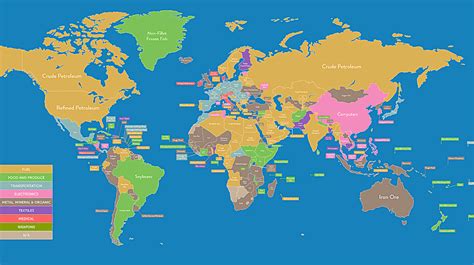 From Radioactive Chemicals To Booze This Map Shows Every Countrys