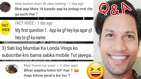 my 2nd q and a on youtube enjoy funny q and a 😆 youtube