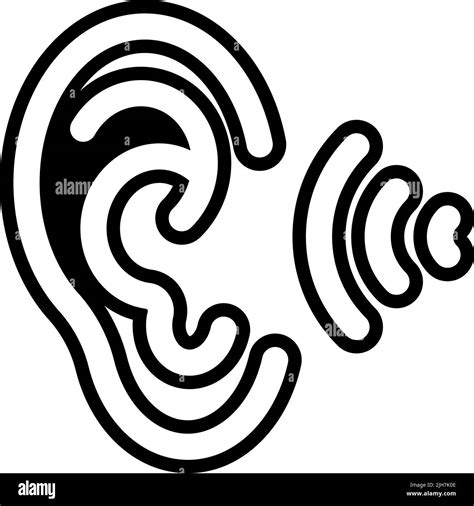 Health Auditory Icon Stock Vector Image And Art Alamy