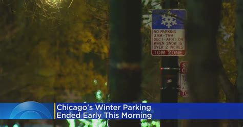Winter Parking Ban Ends As Street Sweeping Season Begins Cbs Chicago
