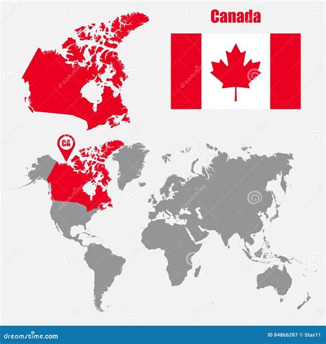 Canada Mapa Mundo Mapa