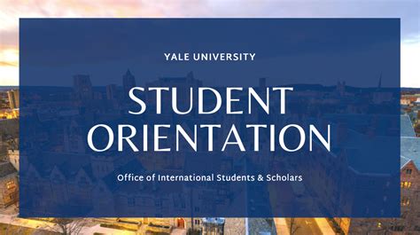 Student Orientation Office Of International Students And Scholars