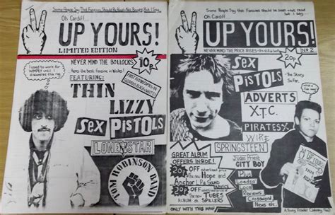 Punk Fanzine ‘oh Cardiff Up Yours Donated To The Library English