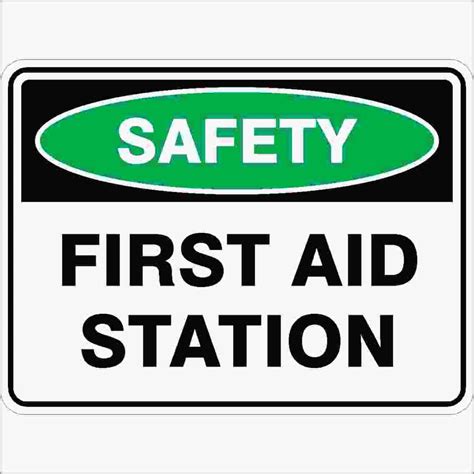 First Aid Station Discount Safety Signs New Zealand