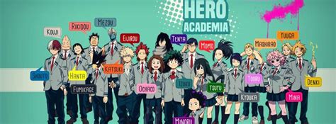 Anime My Hero Academia Heroes Facebook Cover