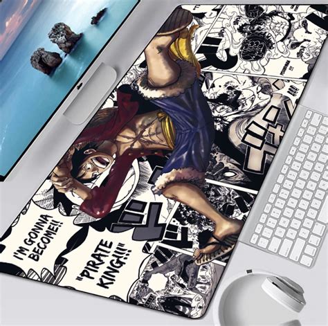 Anime Mouse Pad One Piece Mouse Pad Anime Large Mouse Pad Etsy