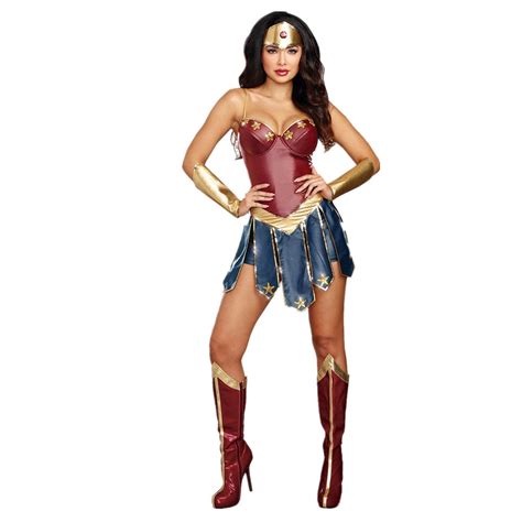 Halloween 2017 Wonder Woman Costume Gal Gadot Fantasia Hero Cosplay