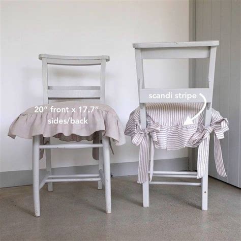 These slipcovers dining chair are trendy and can fit into every decoration style. Chair Covers / Linen Chair Cover / Slipcover / Large Size ...