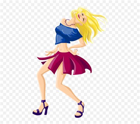 Dancing Girl Attractive Girl Dancing Animated Png Emojidancing Girls