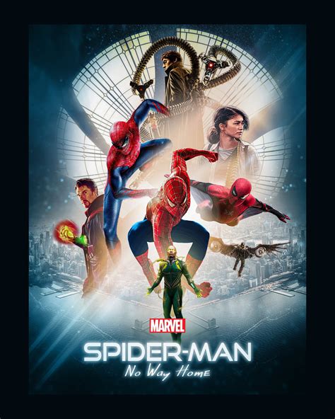 Spider Man No Way Home Poster Disney Marvel Avengers Wall Etsy