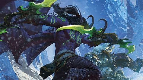 Illidan Stormrage Vs The Lich King World Of Warcraft 4k 20736