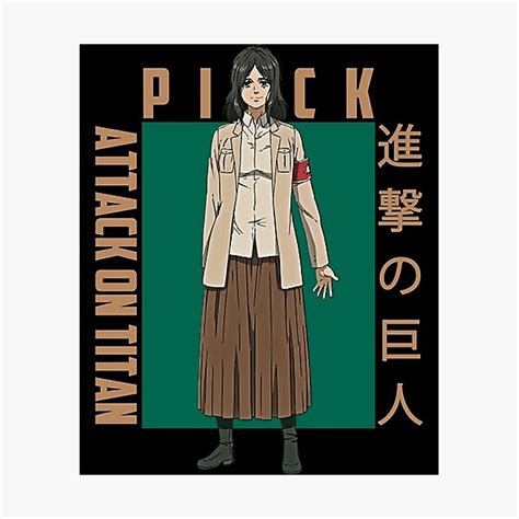Attack On Titan Pieck Finger Poster Photographic Print For Sale By