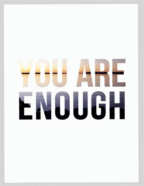 And i will always remember. You Are Enough! - Clumsy Crafter