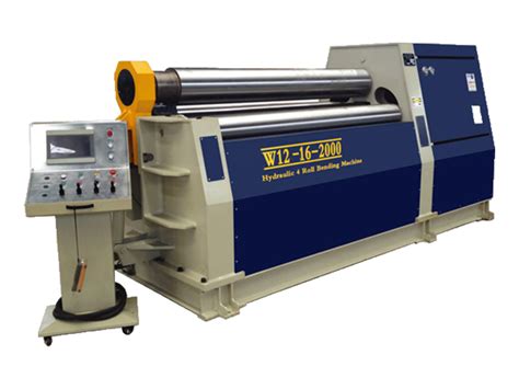 W12 Series 4 Rollers Rolling Machine Smart Cnc Press Brake Fiber