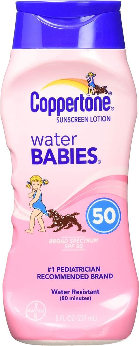 Coppertone Water Babies Sunscreen Lotion Spf50 235 Ml Amazones