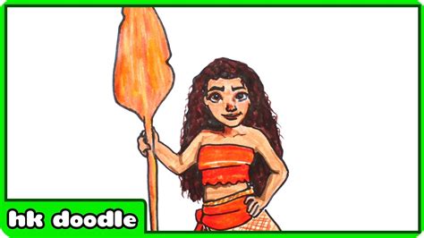Moana Drawing For Kids