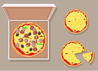 Pizza Margarita Clip Vector Illustrations Graphics