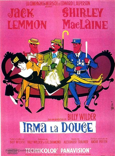 Irma La Douce 1963 French Movie Poster