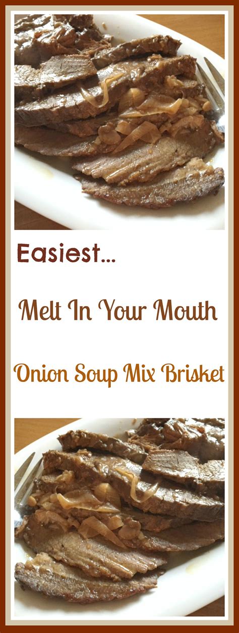 Mix together soup mix, water, ketchup, garlic and black pepper, sugar if using until combined. Easiest Melt In Your Mouth Onion Soup Mix Brisket - Pams Daily Dish