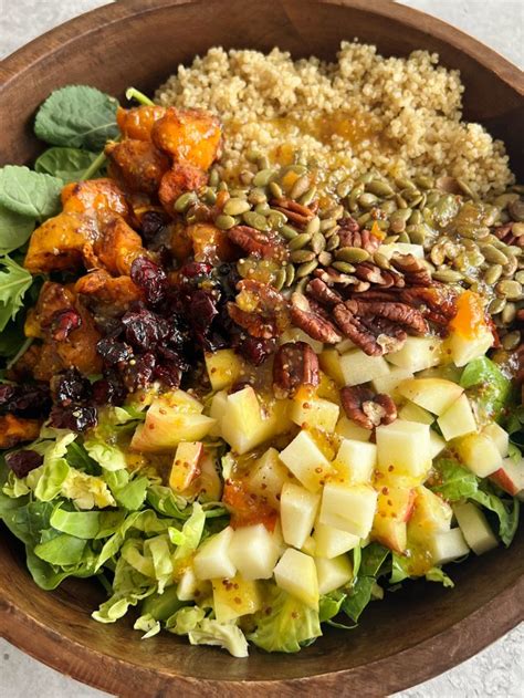 Fall Quinoa Salad With Apricot Vinaigrette Something Nutritious