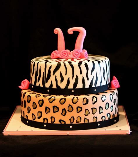 17th Birthday Cake Desain Kue Ulang Tahun Kue Ulang Tahun Kue