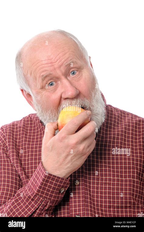 Old Man Eating Fruit Hi Res Stock Photography And Images Alamy