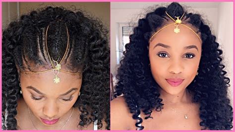 Cute Protective Style Ethiopian Habesha Braids On 4c Natural Hair Ethiopian Hair Protective