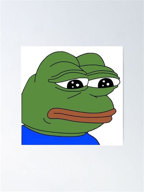 Pepe The Frog The Original Meme Poster By Tomohawk64 Redbubble