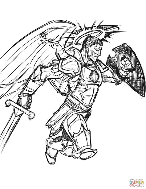 Spartan Warrior Coloring Pages Sketch Coloring Page