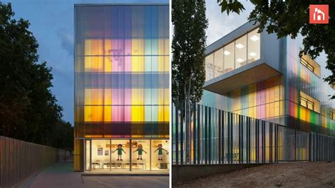 Mesmerizing Buildings With Colored Glass Facades Youtube