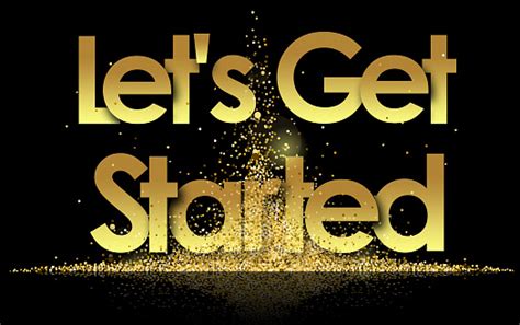 Lets Get Started Stock Illustration Download Image Now Istock