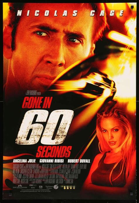 Gone In 60 Seconds 2000 Original One Sheet Movie Poster 27 X 40