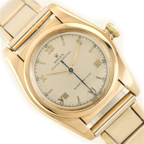 Rolex Oyster Perpetual Cal A Rolled Gold Vintage Gold Watches