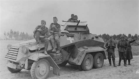 six wheeled sdkfz 231 armoured car poland 1939 world war photos