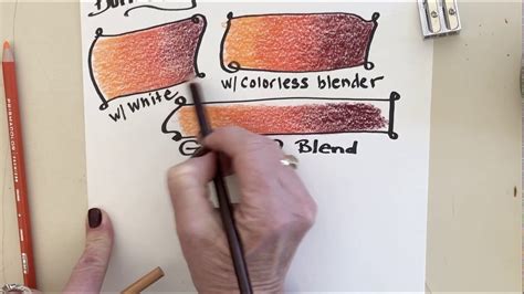Burnishing In Colored Pencils Youtube