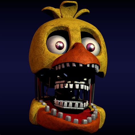 Withered Chica v3 W.I.P by CoolioArt on DeviantArt