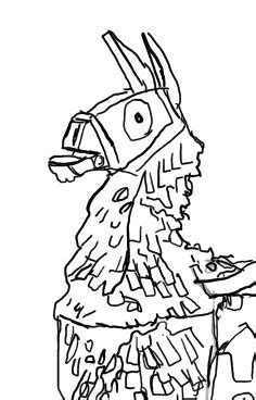 Fortnite Llama Drawings / Fortnite Llama Drawing Drone Fest : Step by step beginner drawing