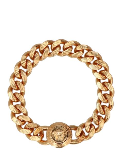 Versace Metal Bracelet In Gold Metallic For Men Save 17 Lyst