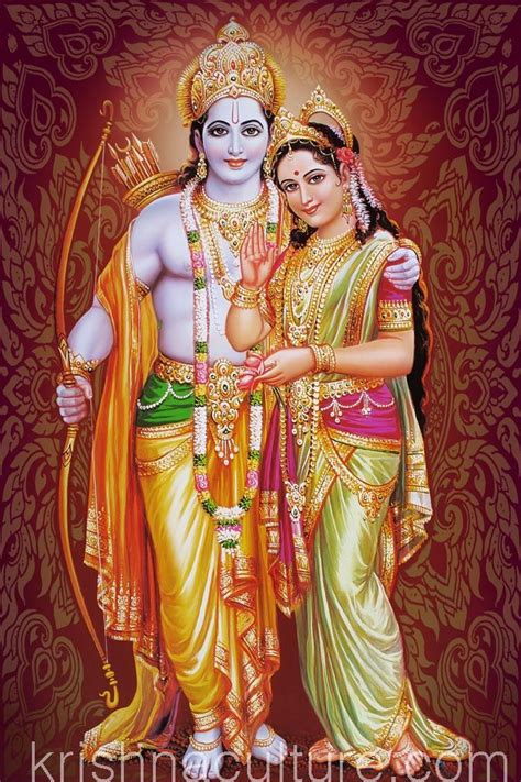 Sita Rama Canvas Art 16x24 Lord Rama Images Sita Ram Shri Hanuman