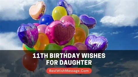 11th Birthday Wishes For Daughter Turning 11 Wishes And Messages