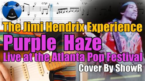 Purple Haze Live Guitar Cover With Tab Completely The Jimi Hendrix Experience Youtube