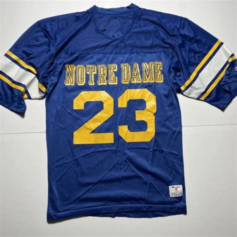 Rare Sweet Vintage 1970s Champion Notre Dame Football Jersey Size M