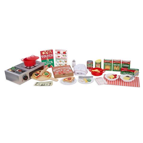 Melissa And Doug Deluxe Pizza Oven And Pasta Play Set Pizza Oven Pizza