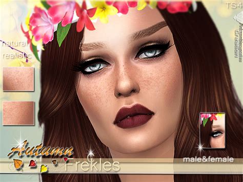 Sims 4 Ccs The Best Autumn Freckles By Pinkzombiecupcake