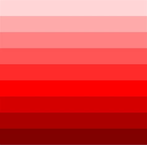 Monochromatic Color Wikipedia Tonalidades De Rojo Gama De Colores