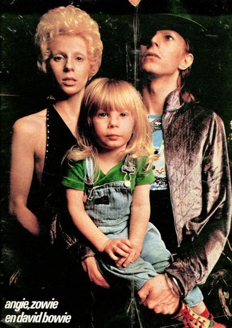 David Bowie And Wife Angie With Their 2 Year Old Son Zowie In February 1974 David Bowie